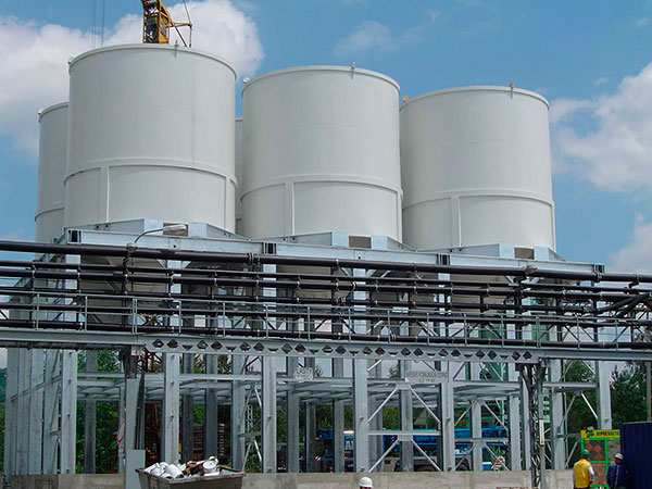 Sandsiloanlage/Tschechien